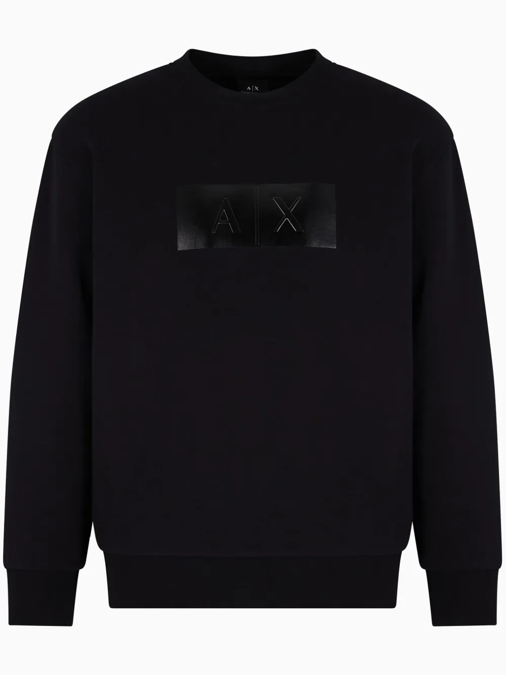 Armani Exchange Hoodie met logopatch Zwart