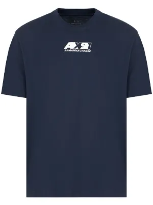 Giorgio Armani ロゴ Tシャツ | ブルー | FARFETCH JP