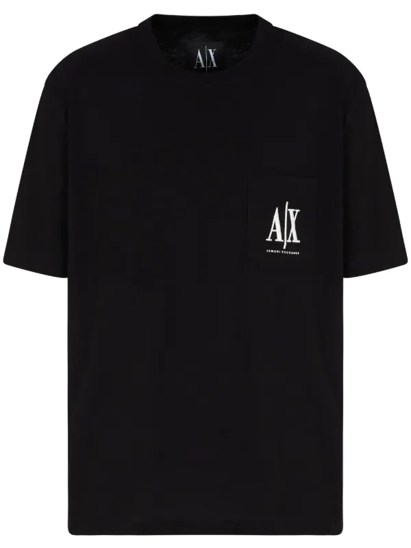 ARMANI EXCHANGE A|X ロゴ Tシャツ 黒 XS 購入前コメント 28267482_57859504_600.jpg