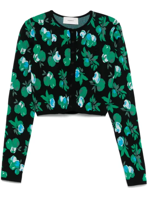 Coperni floral-jacquard cardigan