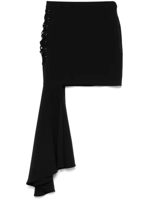 Elisabetta Franchi crepe asymmetric mini skirt