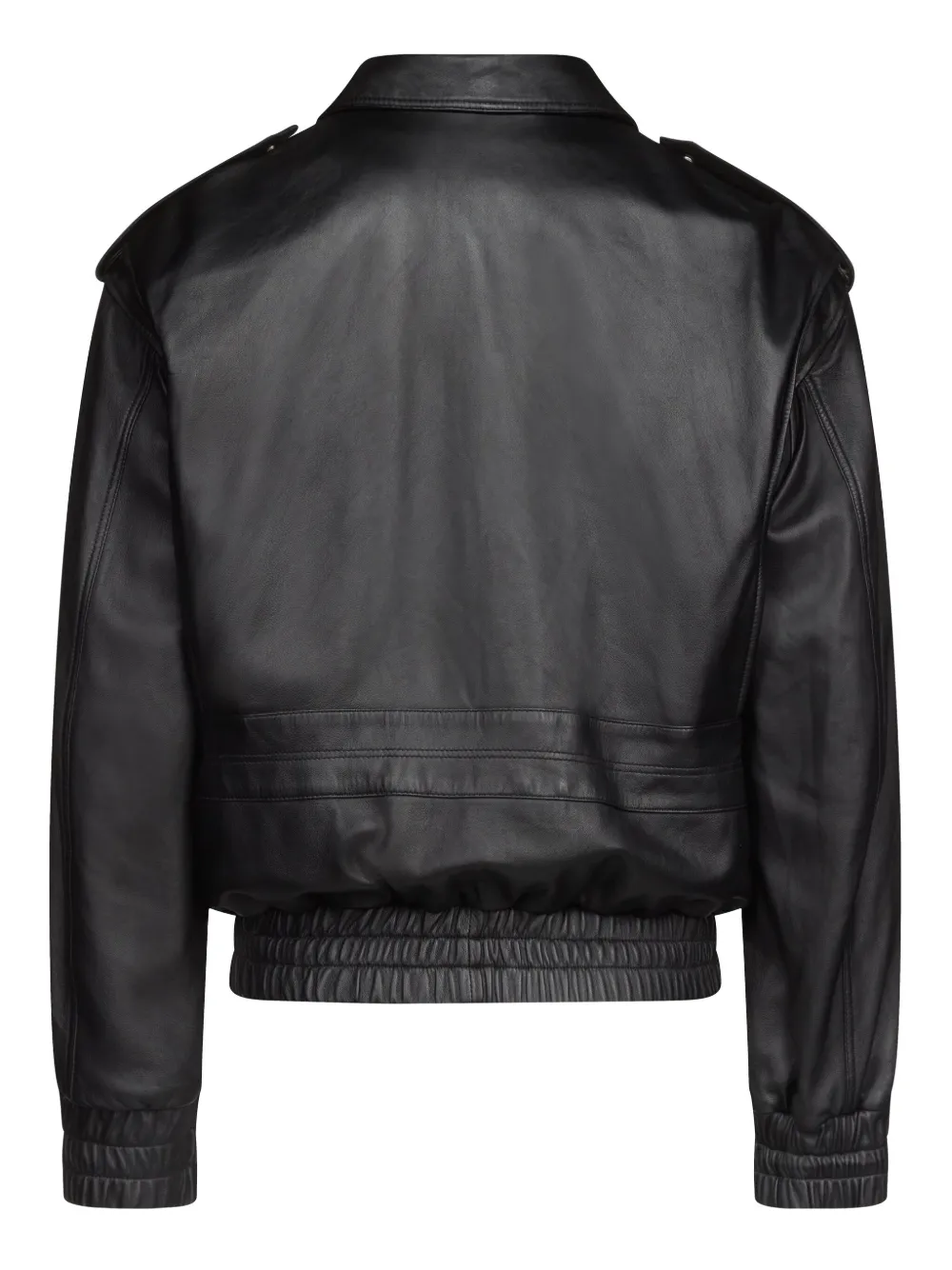 Ludovic de Saint Sernin Robert leather jacket - Zwart