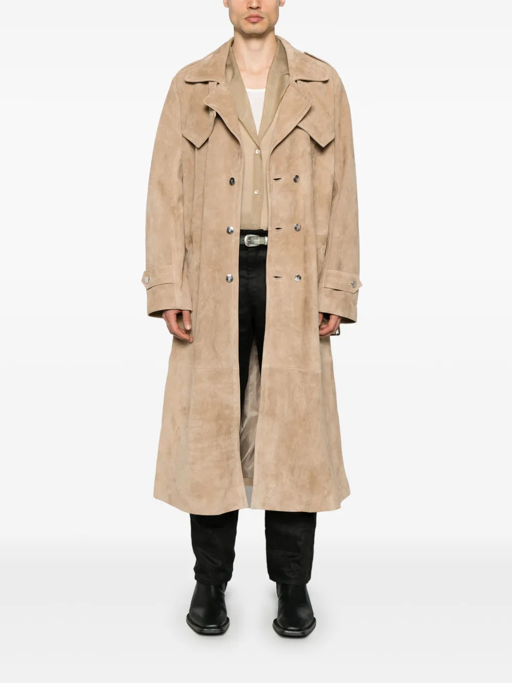 Ludovic de Saint Sernin Amanda trenchcoat - Bruin