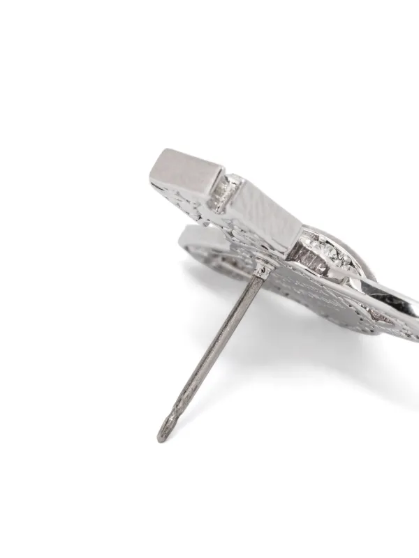 油彩『Vivien』 Farah Earrings in PLATINUM | Vivienne Westwood®