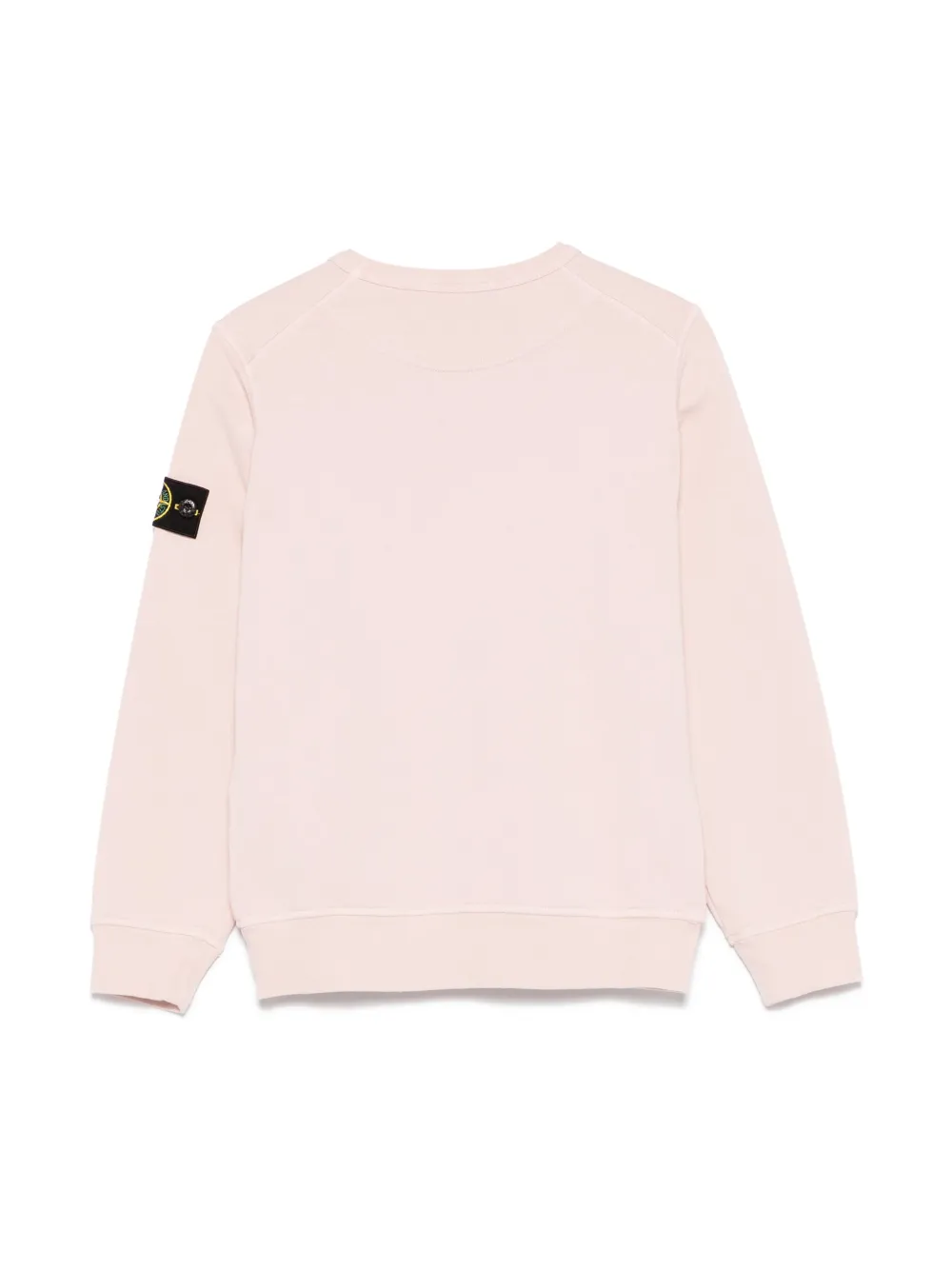 Stone Island Junior Sweater met Compass-logopatch - Roze