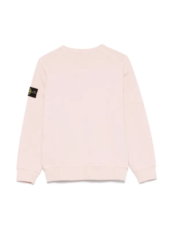 Stone Island Junior コンパスバッジ スウェットシャツ | ピンク 