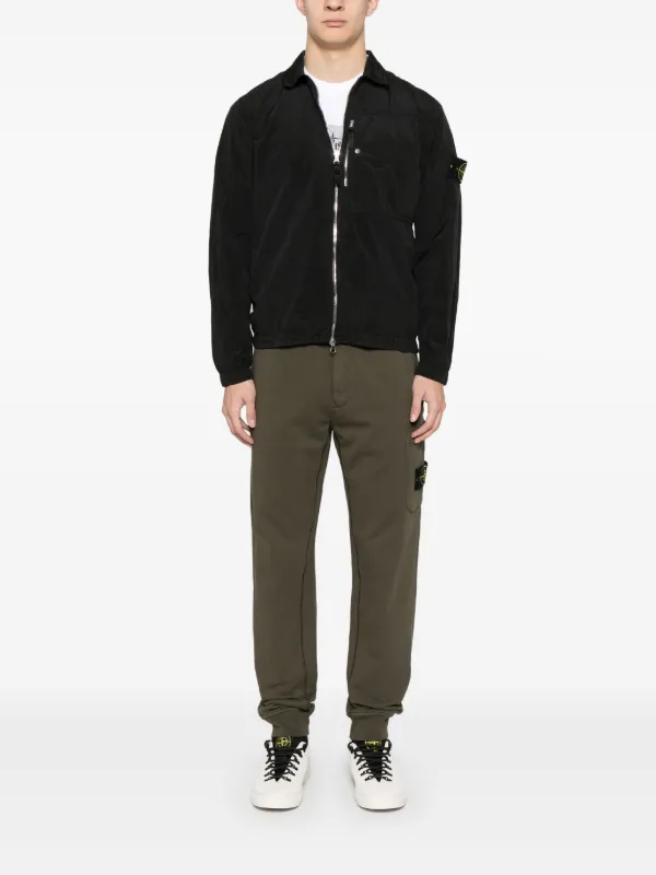 Stone Island コンパスバッジ ジャケット | ブラック | FARFETCH JP