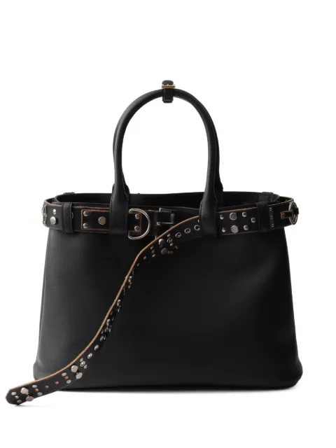 Prada large buckle-detail tote bag