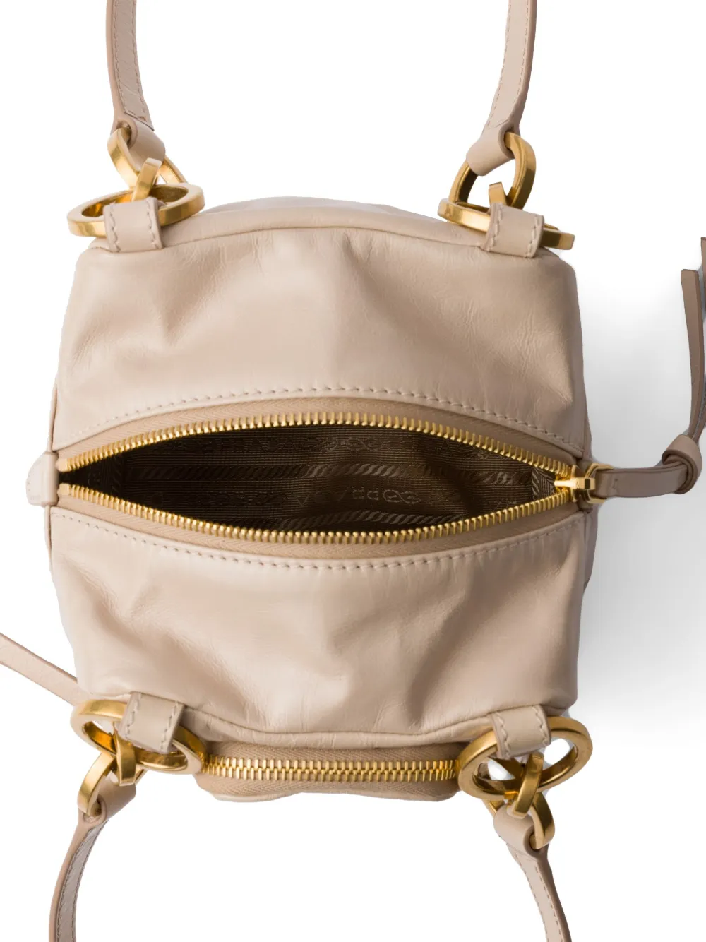 Shop Prada Dangle Mini Bag In F0236 Powder