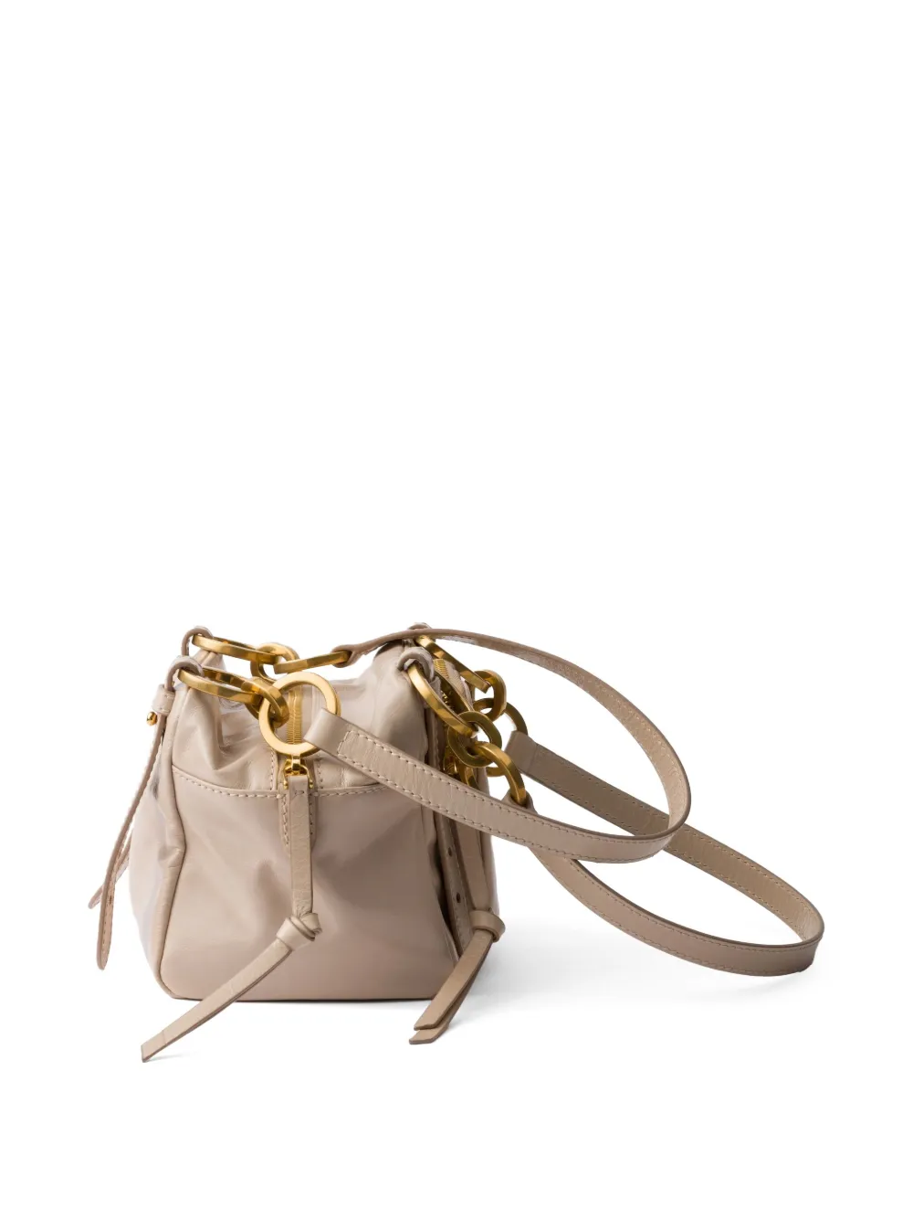 Shop Prada Dangle Mini Bag In F0236 Powder