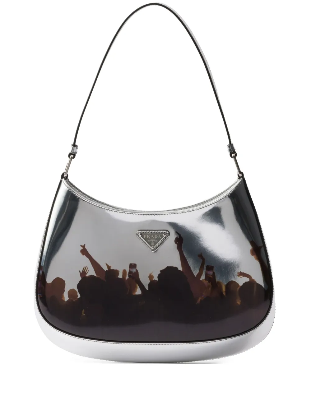 Prada Cleo schoudertas Grijs