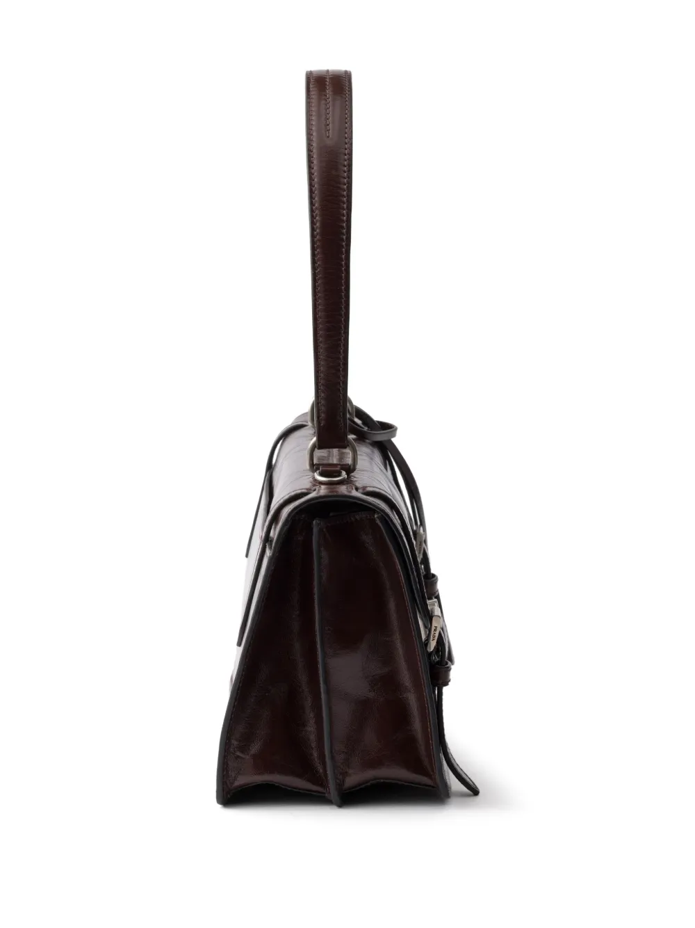 Prada Medium leren shopper Bruin