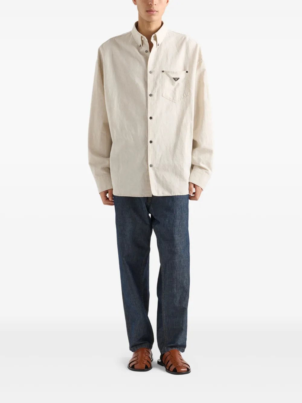 Prada Chambray shirt - Beige