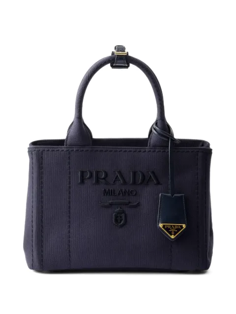 Prada small cotton-canvas handbag