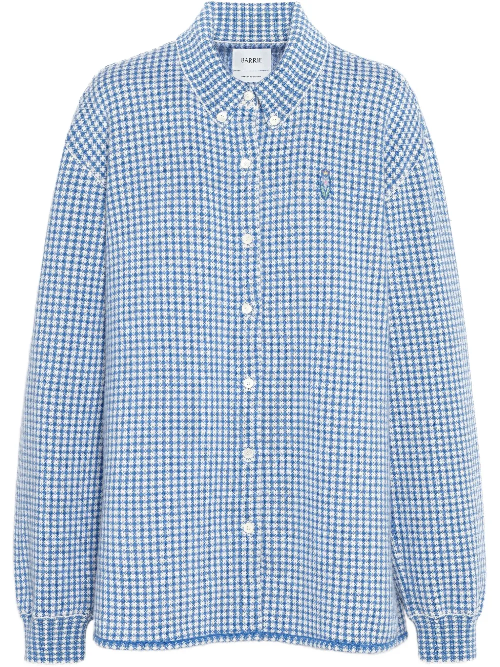 Barrie camisa con cuadros estampados | azul | Image 1