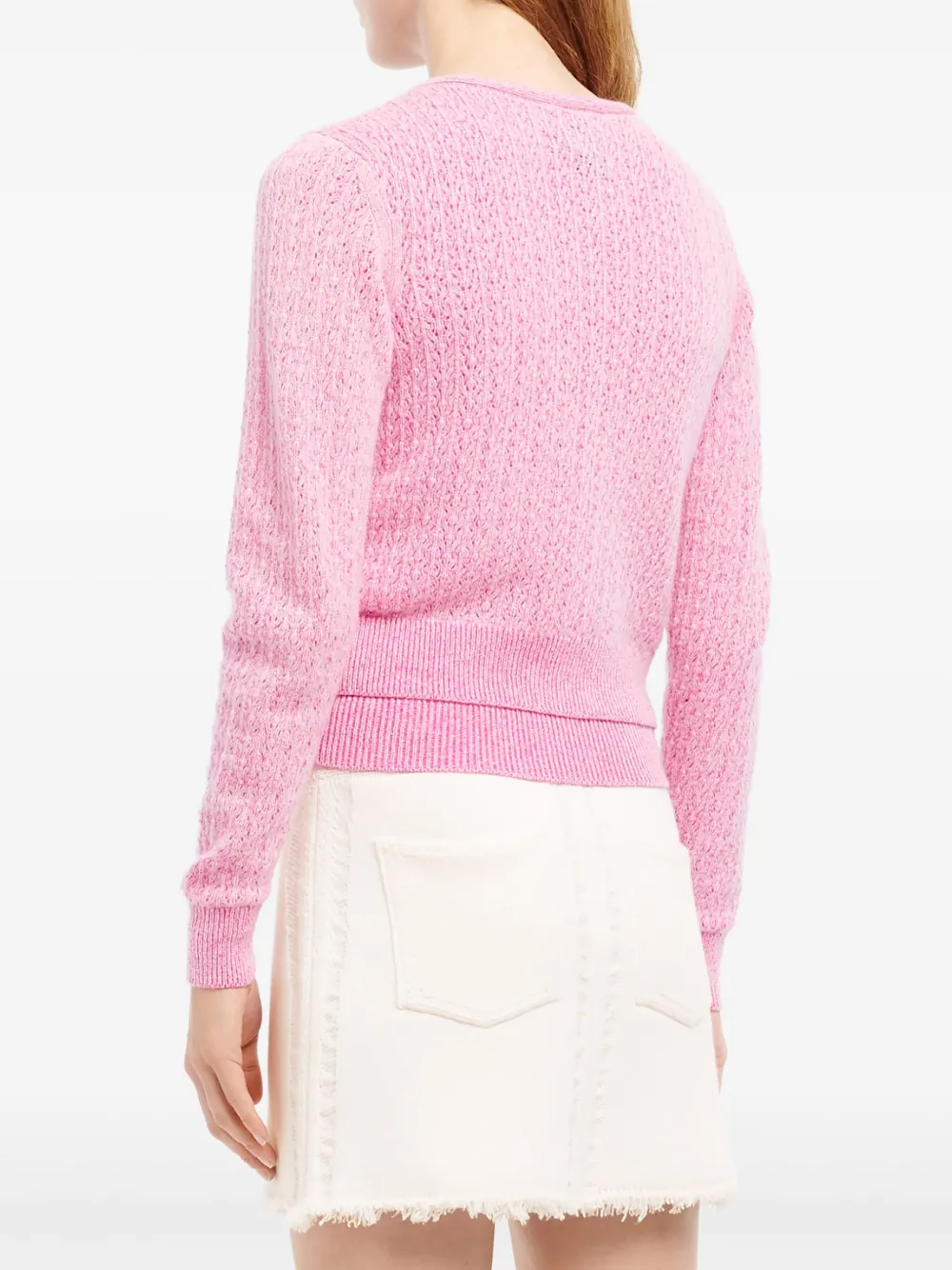Barrie Kasjmier vest Roze