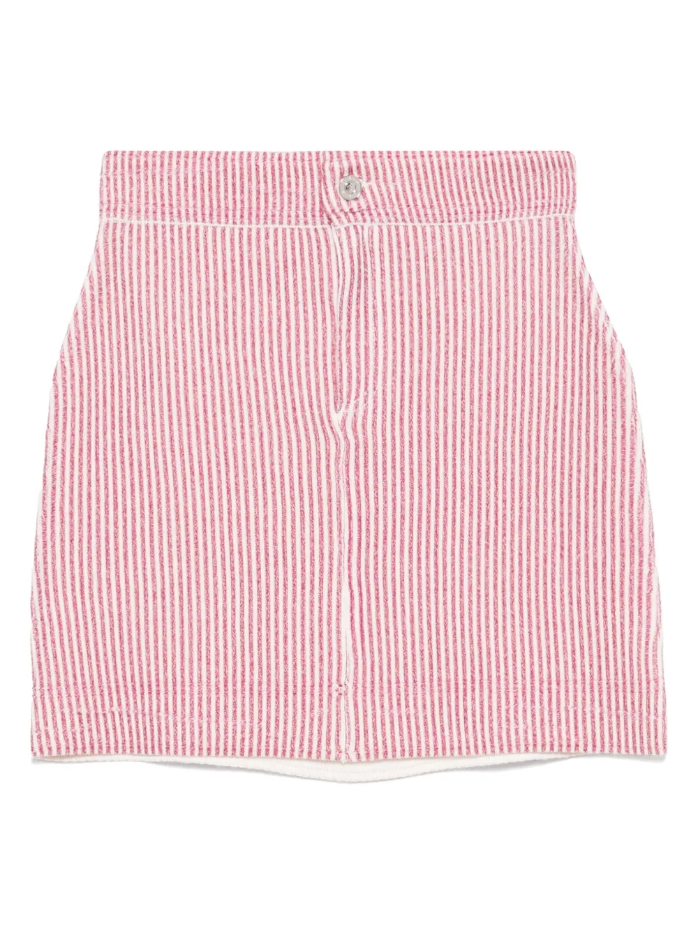 Barrie Gestreepte mini-rok Rood