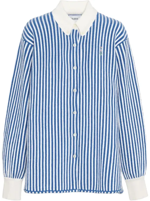 Barrie camisa con rayas estampadas