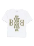 Barrie logo-embroidered T-shirt - White