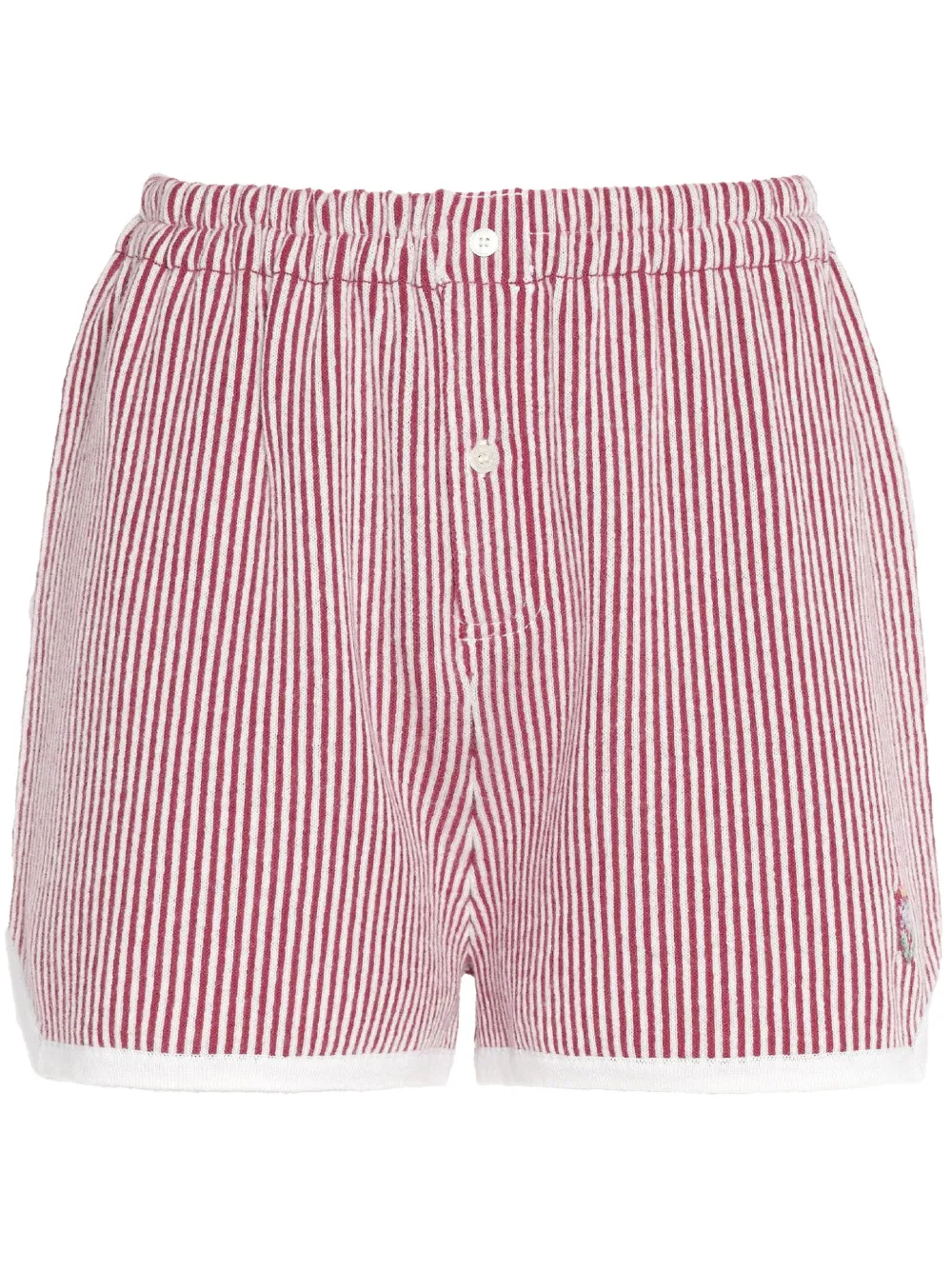 Barrie striped shorts | Red | Image 1