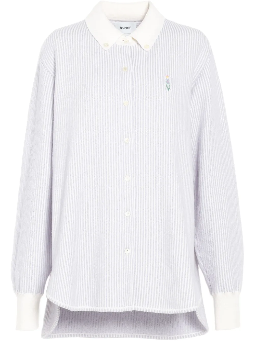 Barrie Gestreept blouse Wit