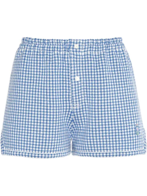 Barrie shorts con cuadros estampados