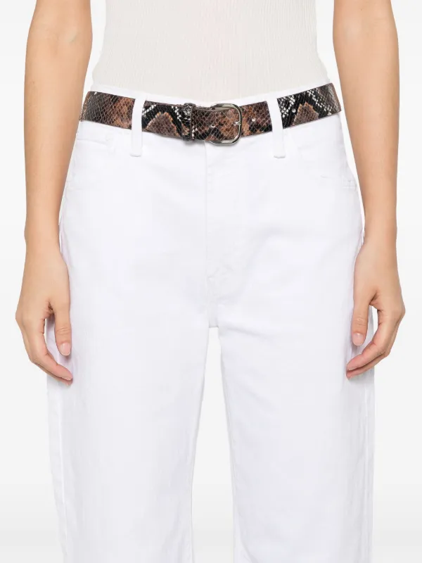 デニム・ジーパン MOTHER Women Denim Pants 10297753ACFS WHITE The Kick It - Fairest Of Them All | MOTHER DENIM