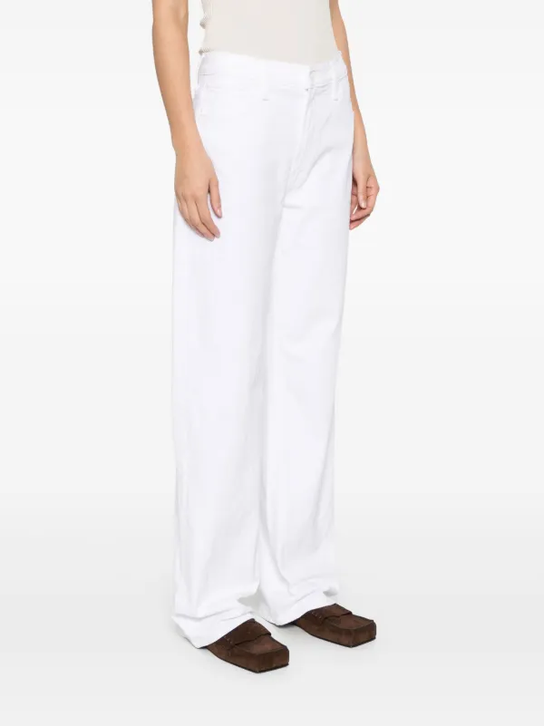 デニム・ジーパン MOTHER Women Denim Pants 10297753ACFS WHITE The Kick It - Fairest Of Them All | MOTHER DENIM