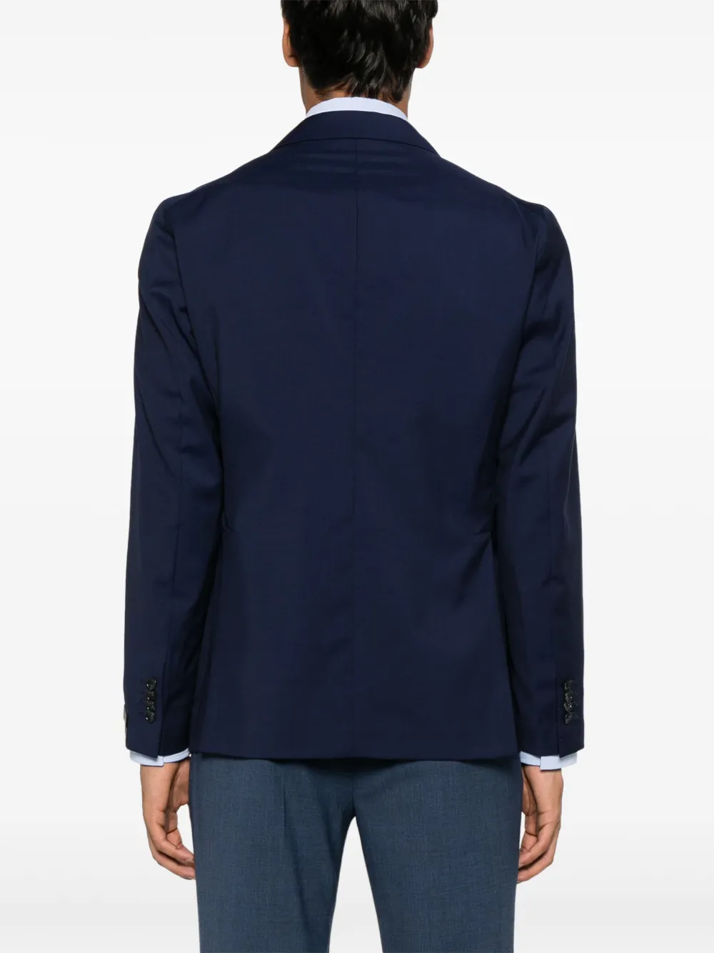 Tagliatore Wollen blazer Blauw