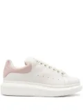 Alexander McQueen Oversize leather sneakers - White