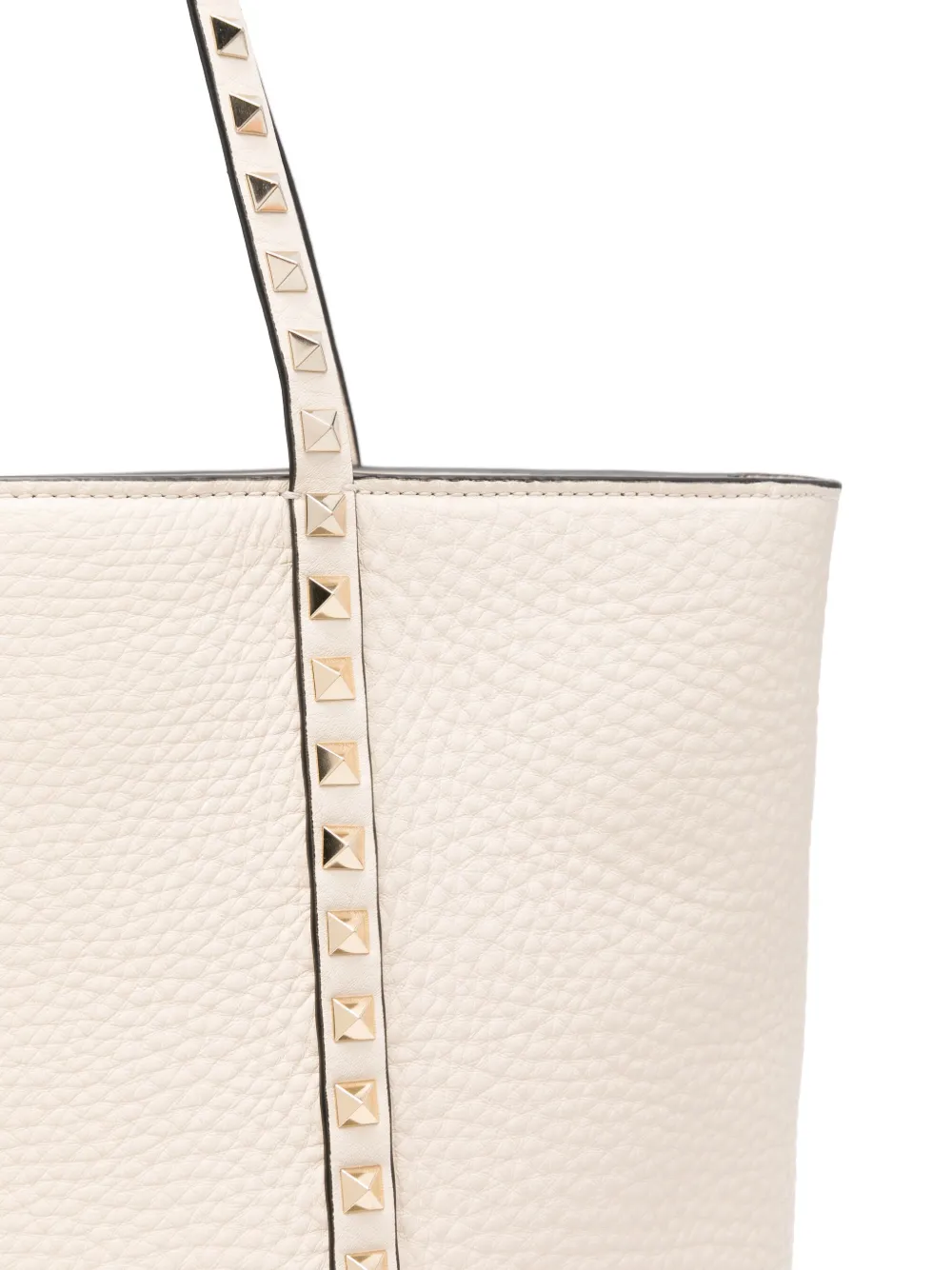 Valentino Garavani Rockstud schoudertas Beige
