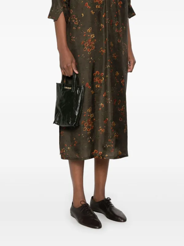 トートバッグ UMA WANG Woman Tote bags Green UB0063 UW490 Uma Wang Shopper Bag Canvas - Dark Green - Women | UB0063UW490