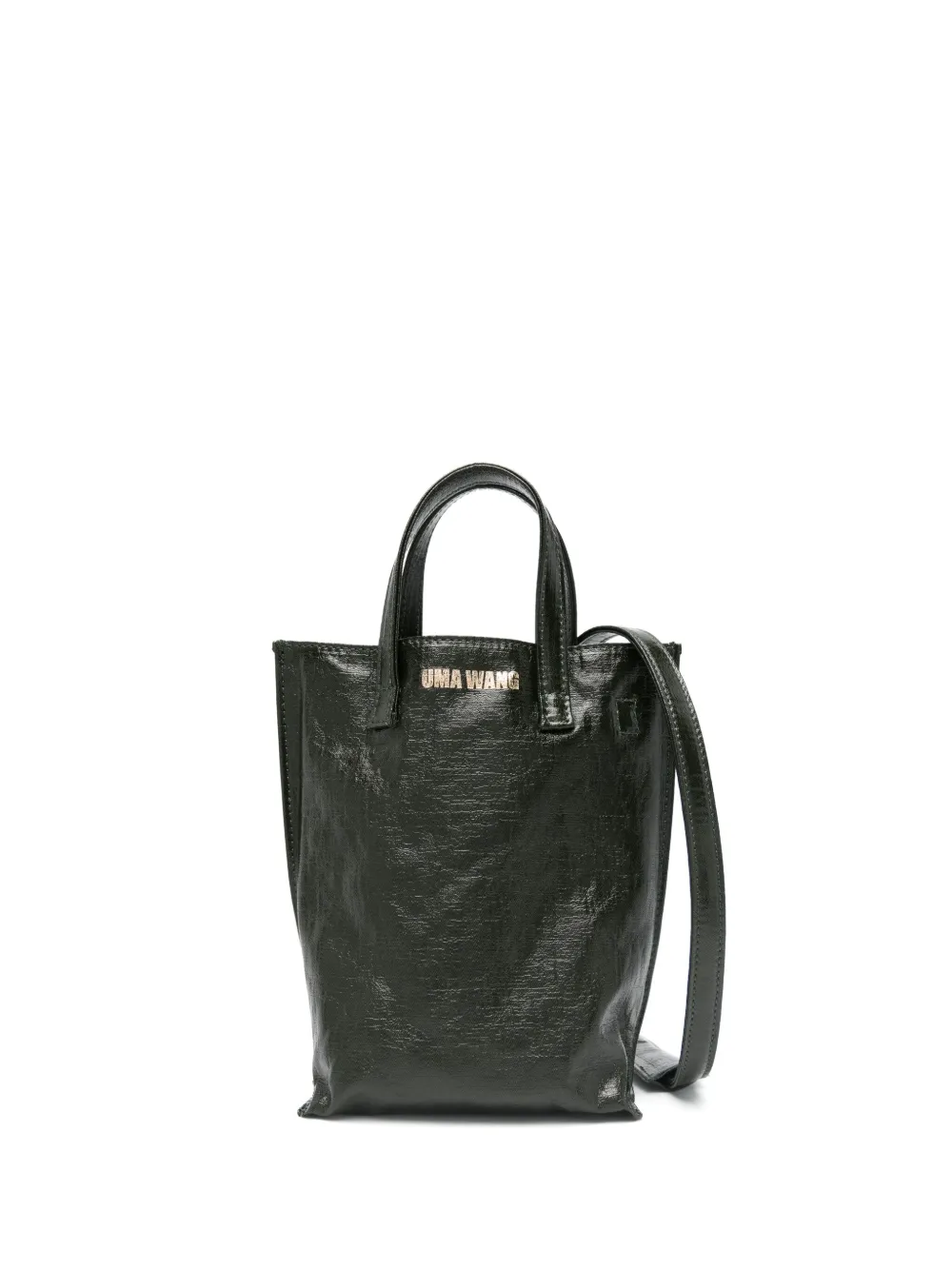 Uma Wang Kleine Case shopper Groen