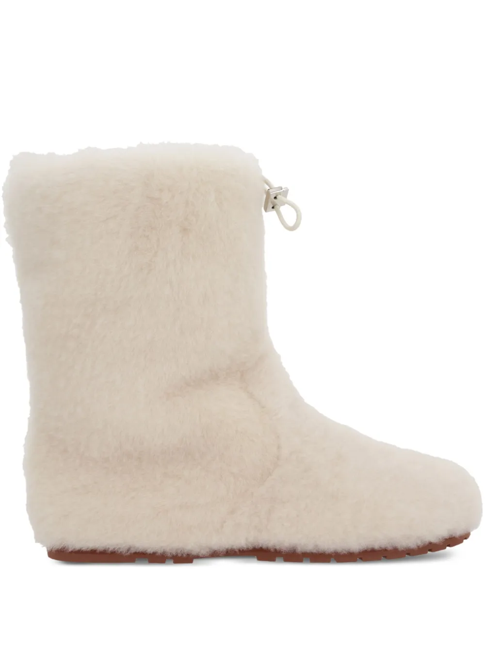 Loro Piana Quinn shearling boots Neutrals