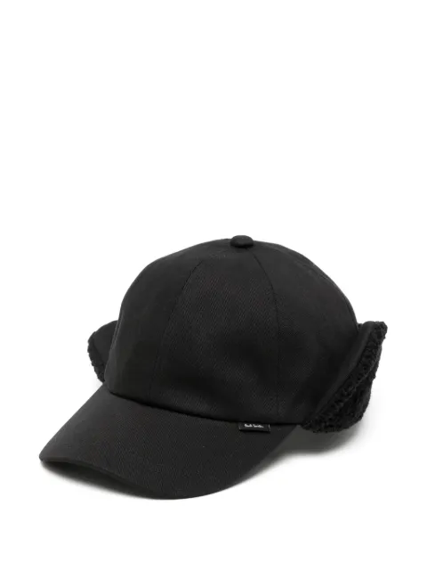 Paul Smith casquette à oreilles en peau lainée