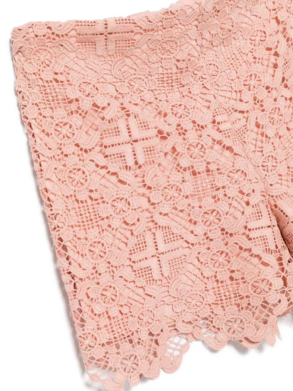 Abel & Lula Macramé top en shorts Roze