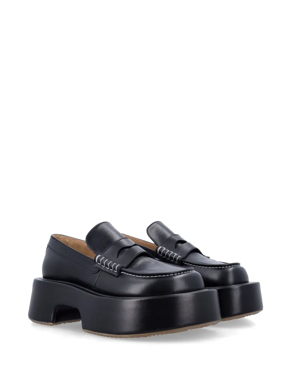 JW Anderson platform loafers - Zwart