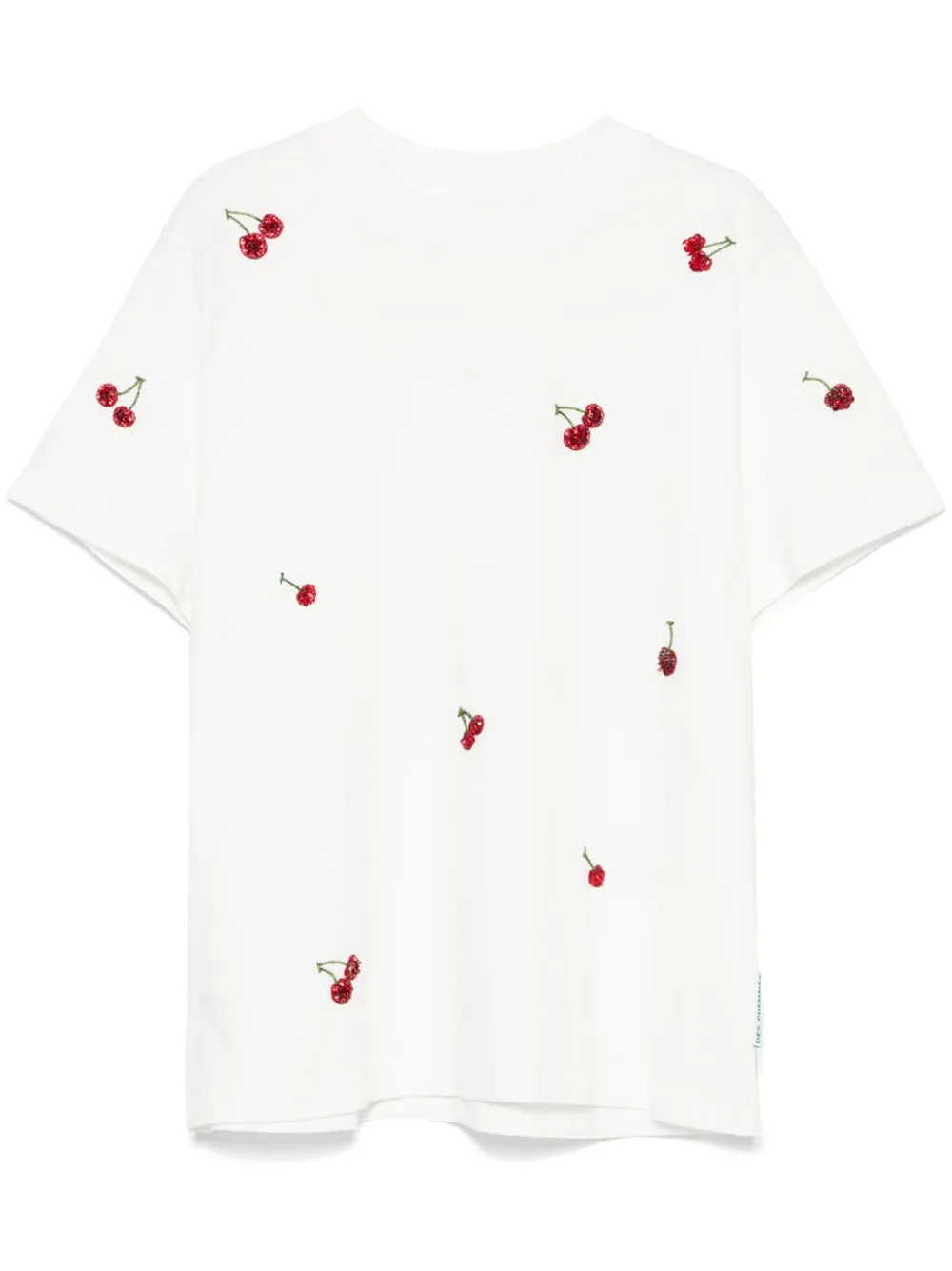 DES PHEMMES cherry-motif T-shirt