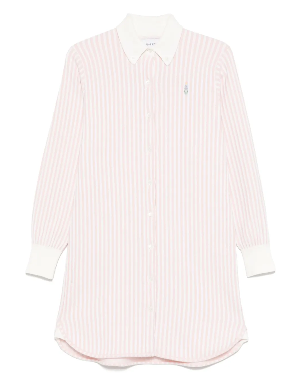 Barrie Gestreepte mini-jurk Roze