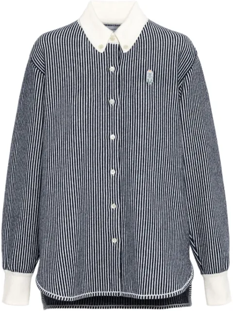 Barrie camisa con rayas estampadas