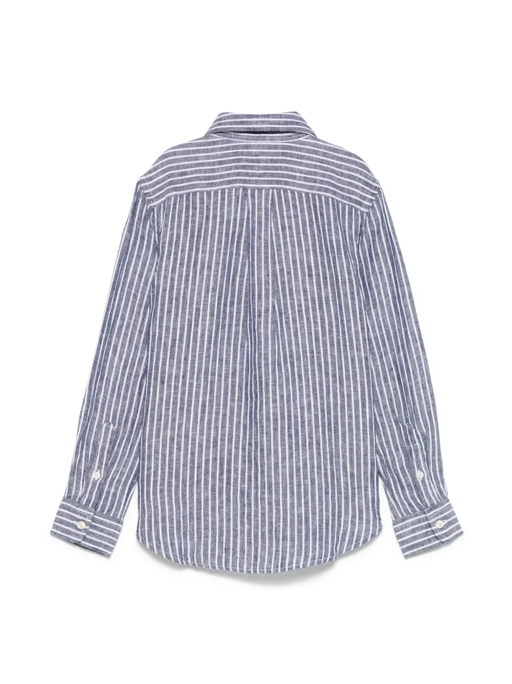 POLO RALPH LAUREN KIDS Shirt met krijtstreep - Blauw