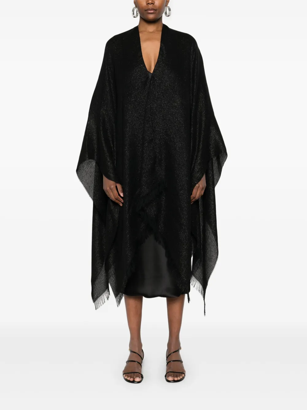 Fabiana Filippi Lurex cape - VR2