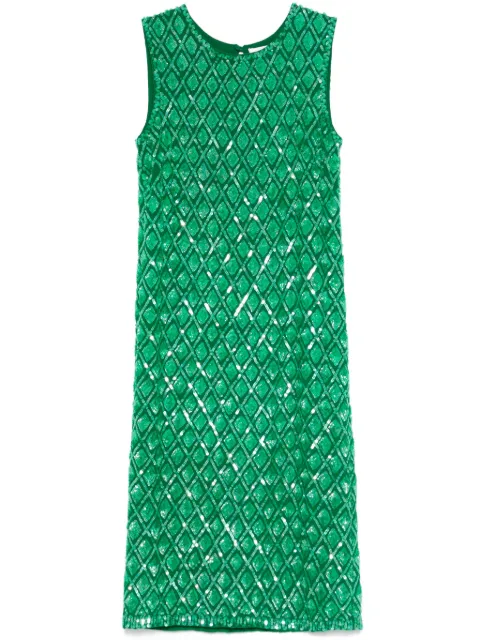P.A.R.O.S.H. vestido midi bordado con lentejuelas
