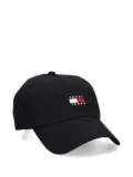 Tommy Jeans logo-appliqué cap - Black