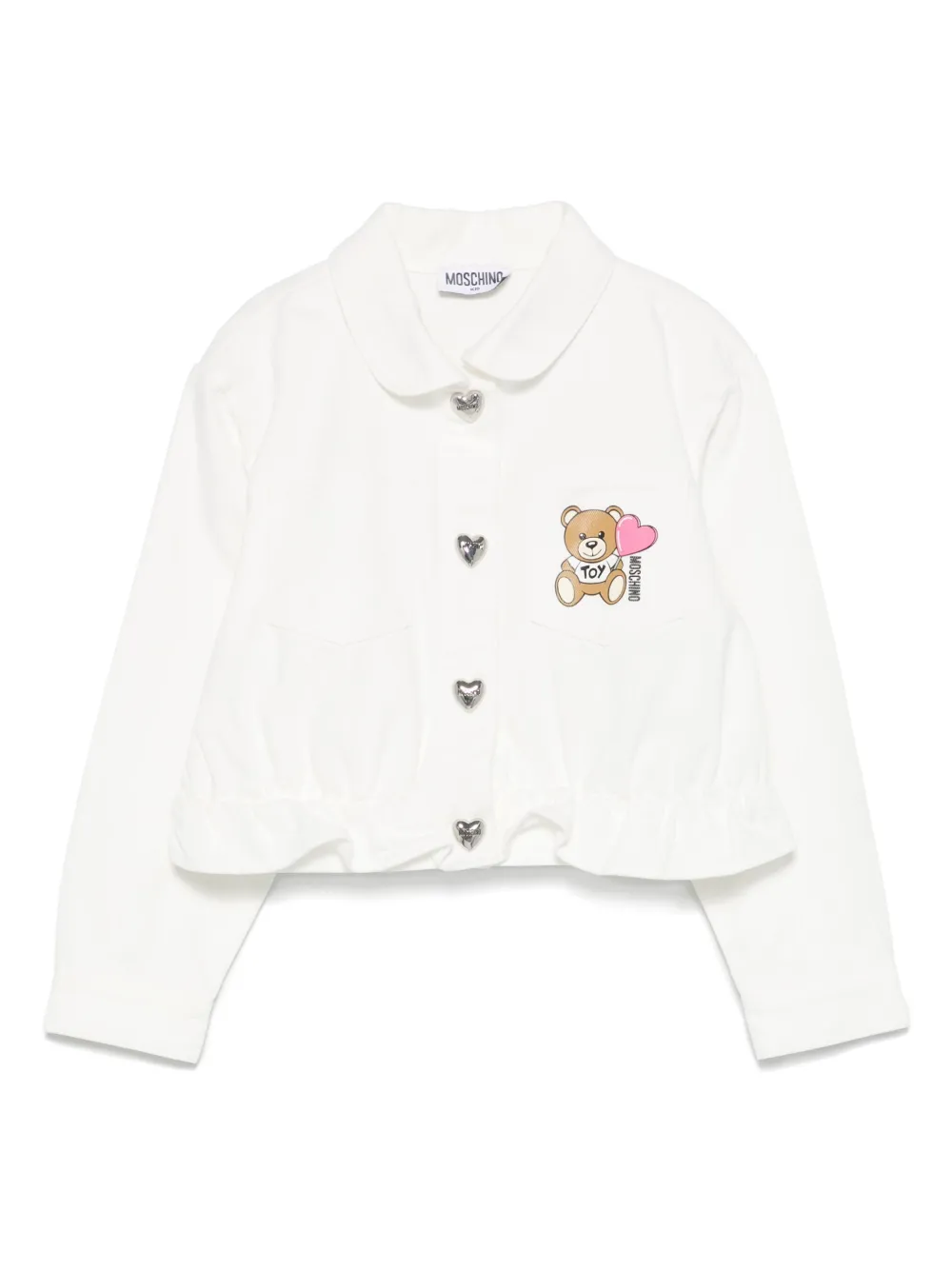 Moschino Kids Jack met teddybeerprint Wit