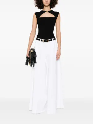パンツ FEDERICA TOSI Woman Pants White 40805400 01 Wide Leg Trousers | Women pants Collection 2023 | Maison D'Vie