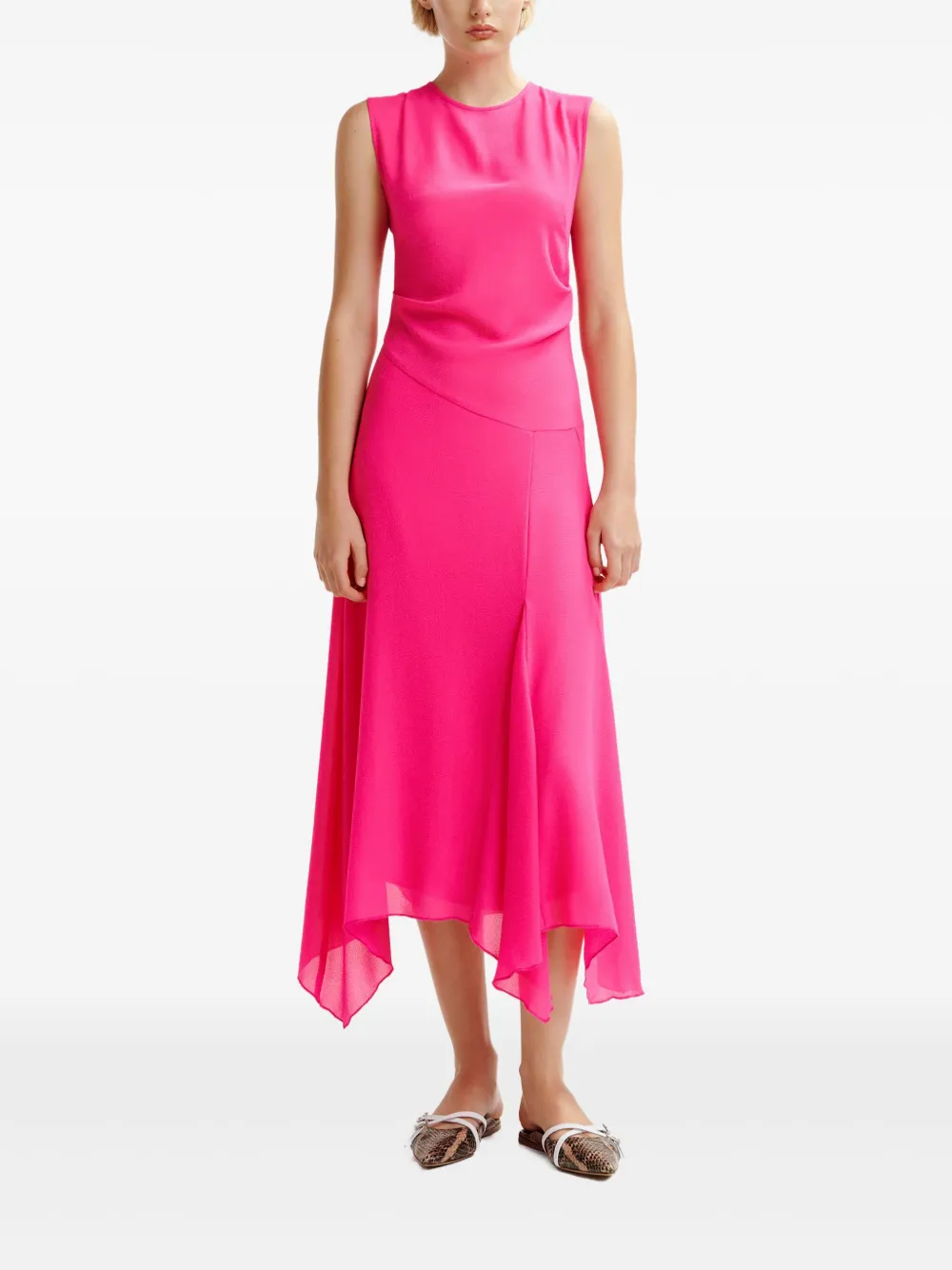 Essentiel Antwerp Homerun midi-jurk - Roze