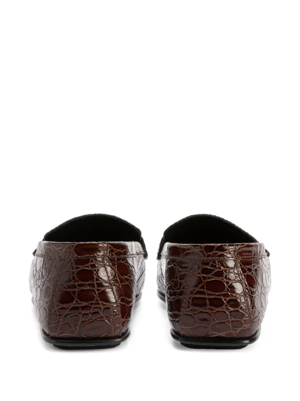 Giuseppe Zanotti Cristophe crocodile-embossed Loafers 