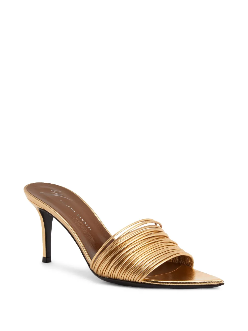 Giuseppe Zanotti 70mm Intriigo muiltjes Goud