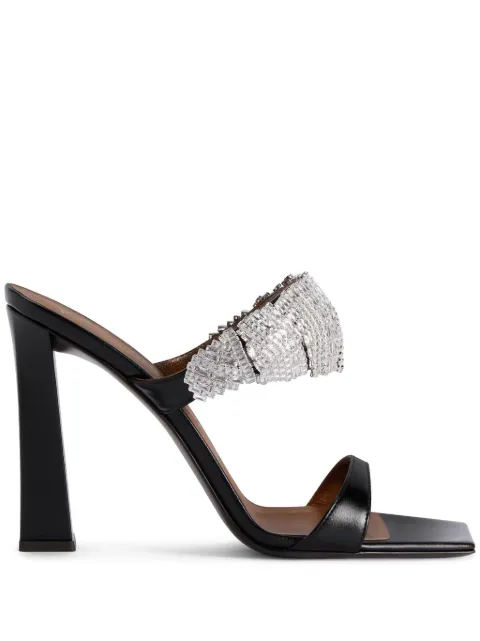 Giuseppe Zanotti 105mm Tiara rhinestone-embellished leather sandals